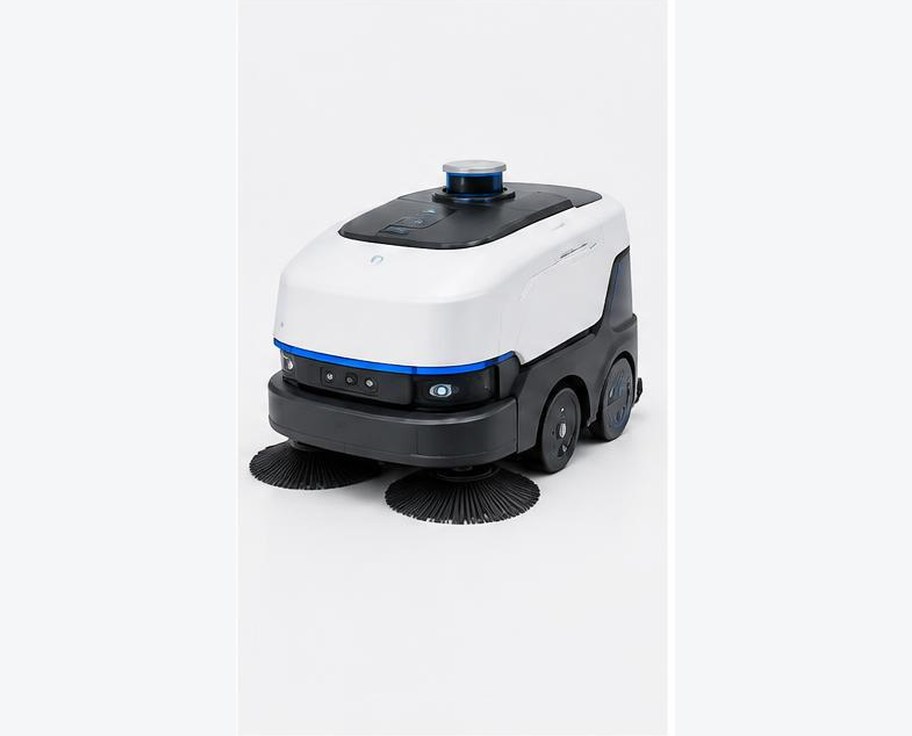 Autonomous Industrial Floor Cleaner prepared for professional construction procurement
