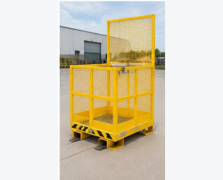 Forklift Personnel Safety Cage prepared for professional construction procurement