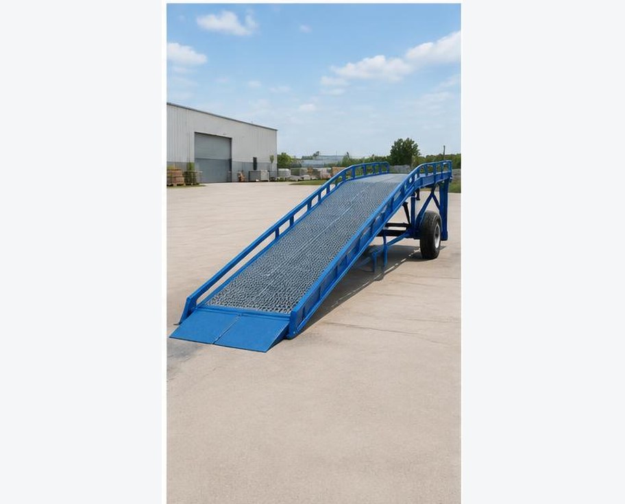 Mobile Container Loading Ramp prepared for professional construction procurement