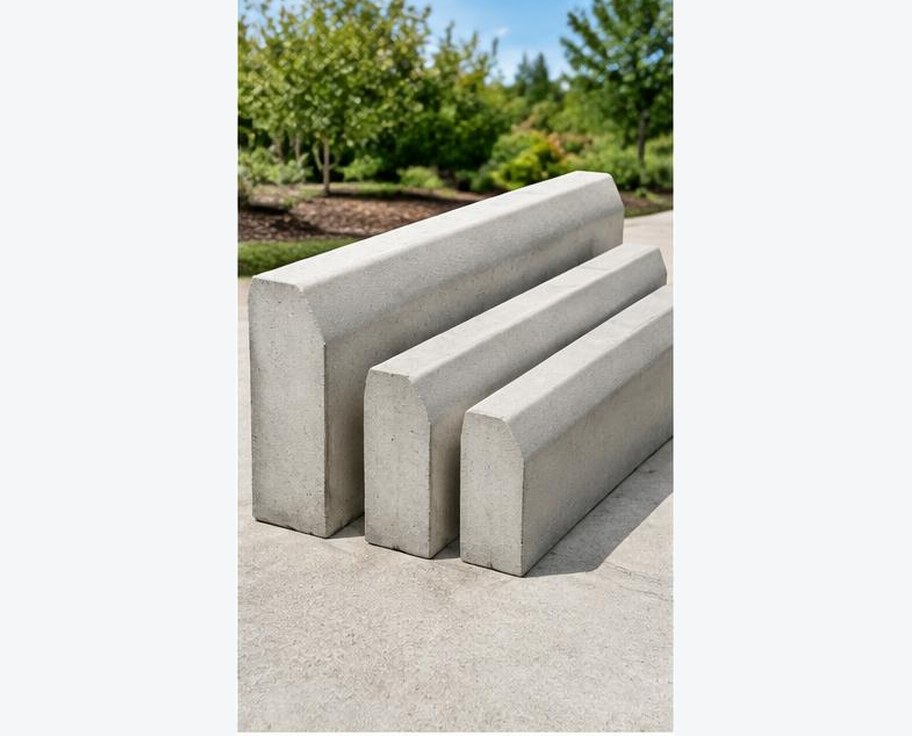 Precast Concrete Kerbstone prepared for professional construction procurement