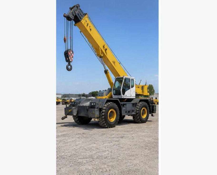 Rough-Terrain Crane 35T prepared for professional construction procurement
