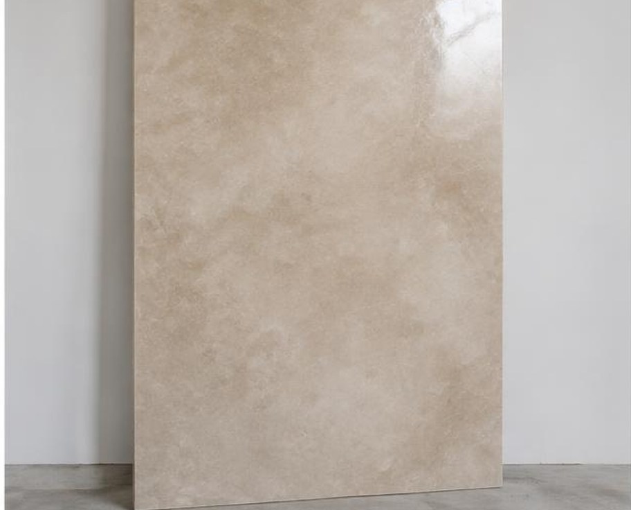 Polished neutral Venetian plaster sample panel