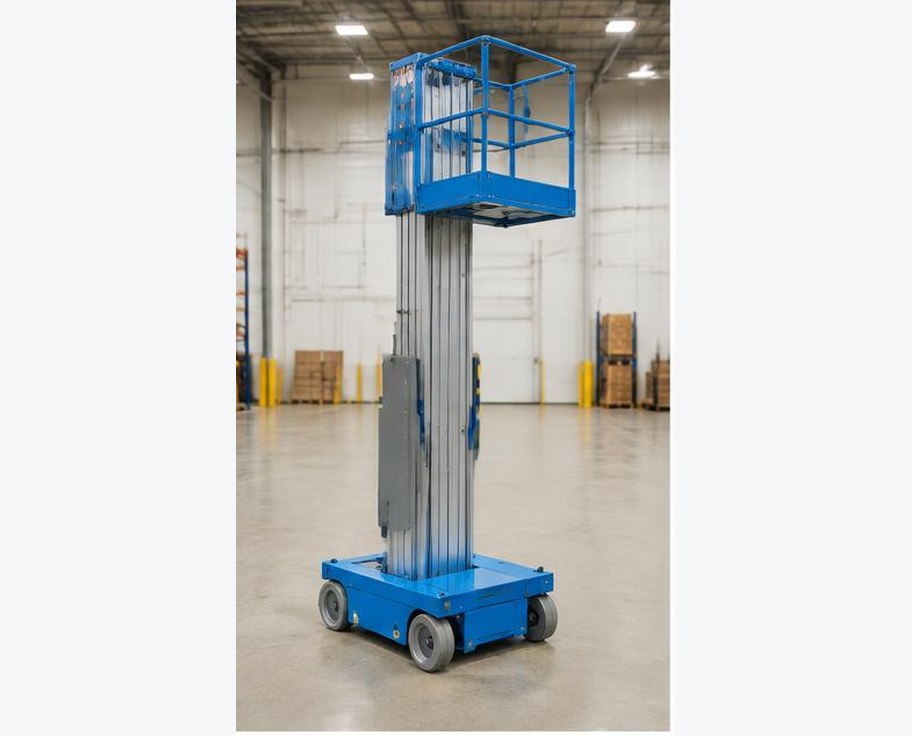 Self-Propelled Vertical Mast Lift prepared for professional construction procurement