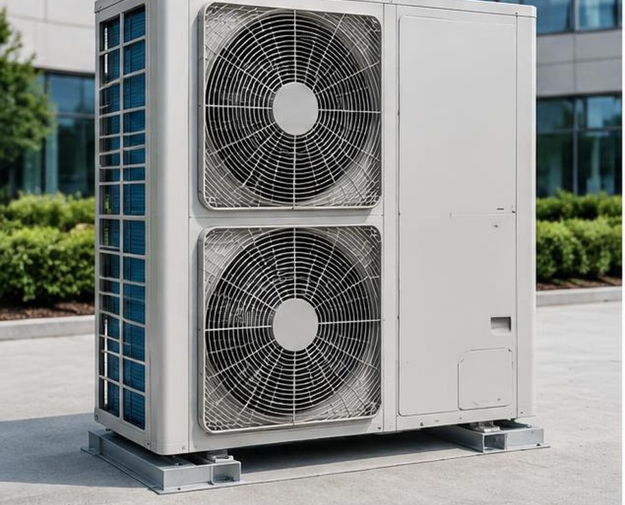 Commercial twin-fan VRF outdoor HVAC unit